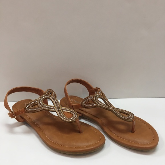 🌿Knot Embellished T-Strap Sandal🌿 - Picture 3 of 5